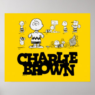Jordnötter Alltid Charlie Brown Poster