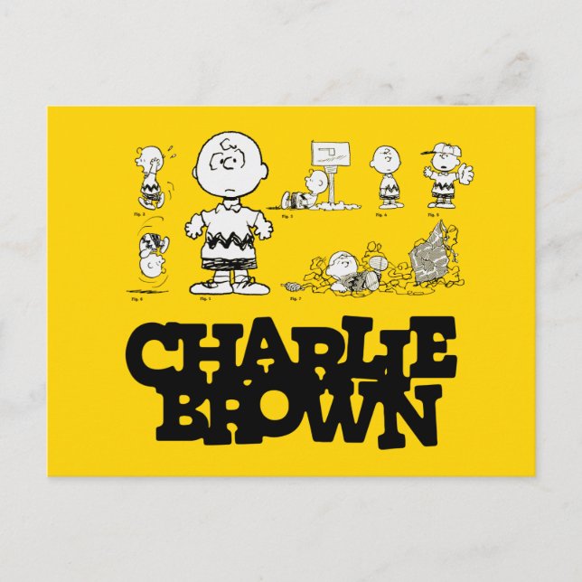 Jordnötter | Alltid Charlie Brown Vykort (Framsida)