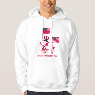 Jordnötter   Amerikanska sommaren Old glory Hoodie