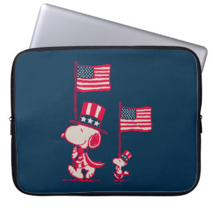Jordnötter Amerikanska sommaren Old glory Laptop Fodral