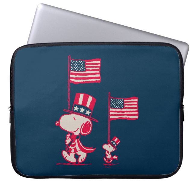 Jordnötter | Amerikanska sommaren Old glory Laptop Fodral (Framsidan)