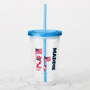 Jordnötter Amerikanska sommaren Old glory Take Away Mugg