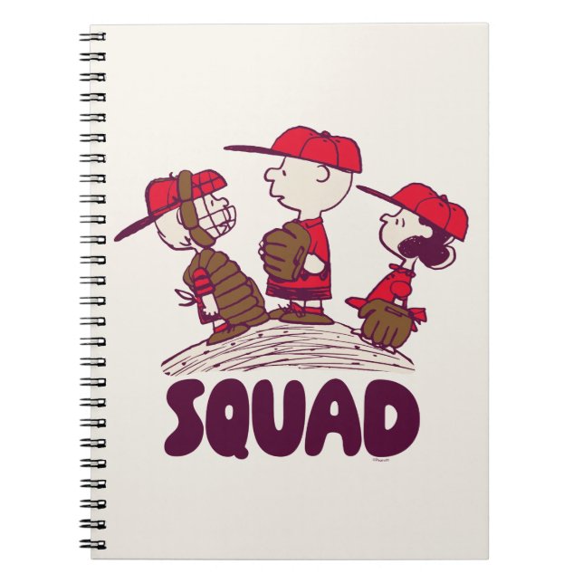 Jordnötter | Baseball Squad Anteckningsbok (Framsidan)