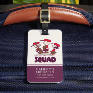 Jordnötter Baseball Squad Bagagebricka