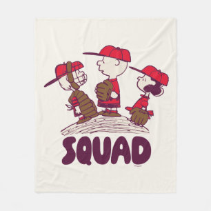 Jordnötter   Baseball Squad Fleecefilt