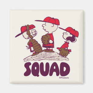 Jordnötter Baseball Squad Magnet