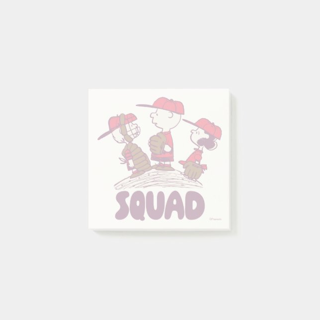 Jordnötter | Baseball Squad Post-it Block (Framsida)
