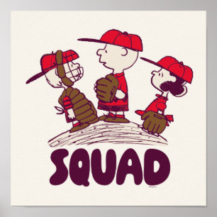 Jordnötter Baseball Squad Poster