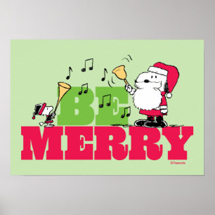 Jordnötter BE GOD JUL Poster