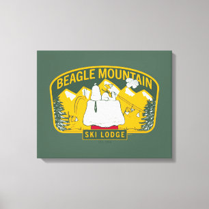 Jordnötter   Beagle Mountain Ski Lodge Canvastryck