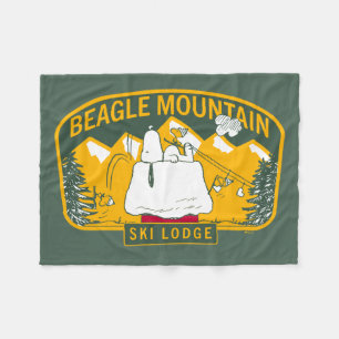 Jordnötter Beagle Mountain Ski Lodge Fleecefilt