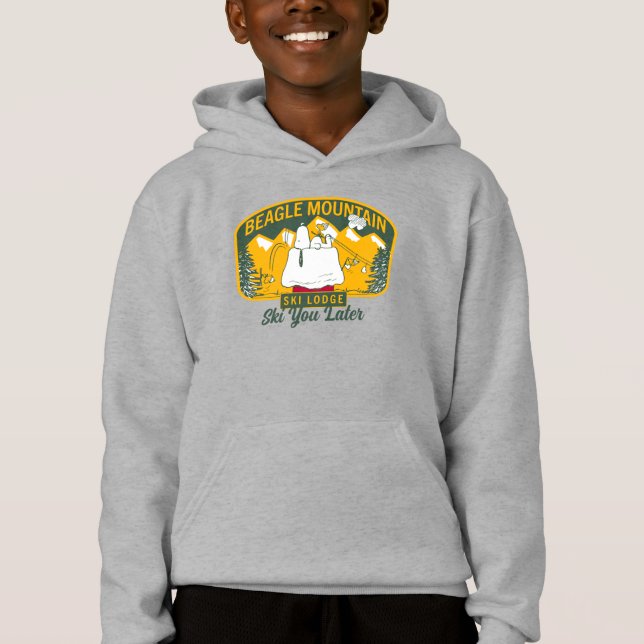Jordnötter | Beagle Mountain Ski Lodge T Shirt (Framsida)