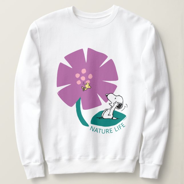 Jordnötter | Belysning av naturens Lila T Shirt (Design framsida)