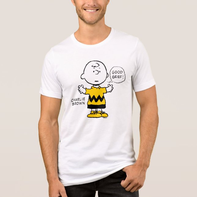 Jordnötter | Bra Grief Charlie Brown T Shirt (Framsida)