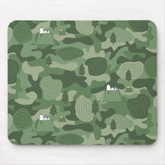 Jordnötter | Camouflage Camp & Snoopy & Woodstock Musmatta (Framsidan)