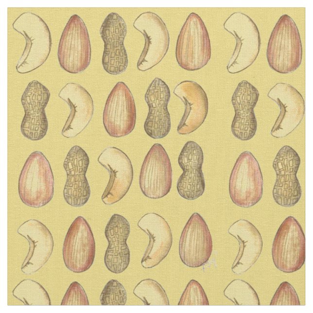 Jordnötter Cashews Almonds Mixed Nöt Snack Food Tyg (Närbild)