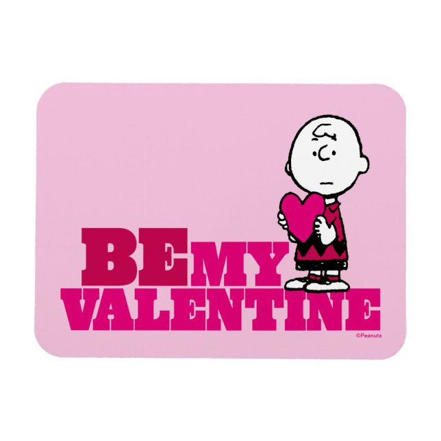 Jordnötter | Charlie Brown är min Valentine Magnet (Horisontell)