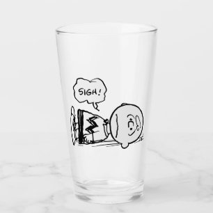 Jordnötter Charlie Brown är nere Glaskopp