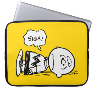 Jordnötter Charlie Brown är nere Laptop Fodral