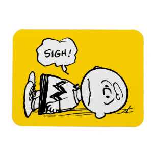 Jordnötter Charlie Brown är nere Magnet