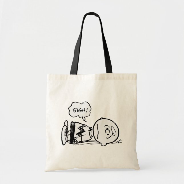 Jordnötter | Charlie Brown är nere Tygkasse (Framsidan)