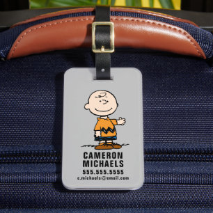 Jordnötter   Charlie Brown Bagagebricka