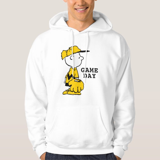 Jordnötter | Charlie Brown Baseball Game Hoodie (Framsida)
