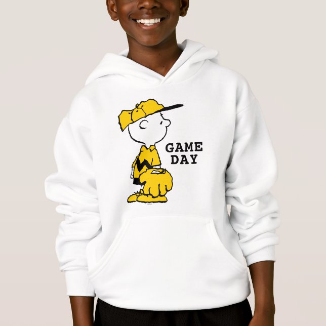 Jordnötter | Charlie Brown Baseball Game T Shirt (Framsida)