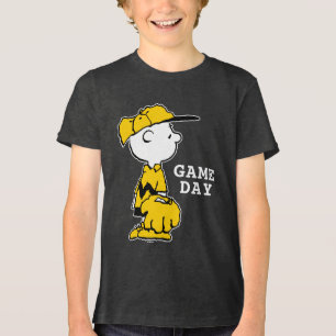 Jordnötter   Charlie Brown Baseball Game T Shirt