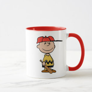 Jordnötter Charlie Brown Baseball Smile Mugg