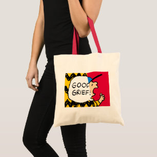 Jordnötter   Charlie Brown Bra Grief, halv & halv Tygkasse