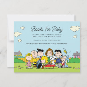 Jordnötter   Charlie Brown & Gang Bokar för Baby Inbjudningar
