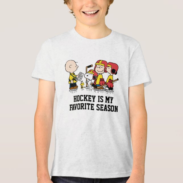 Jordnötter | Charlie Brown Hockey Coach T Shirt (Framsida)