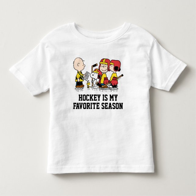 Jordnötter | Charlie Brown Hockey Coach T Shirt (Framsida)