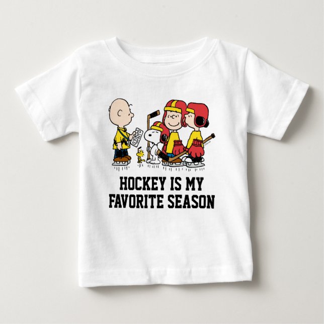 Jordnötter | Charlie Brown Hockey Coach T Shirt (Framsida)