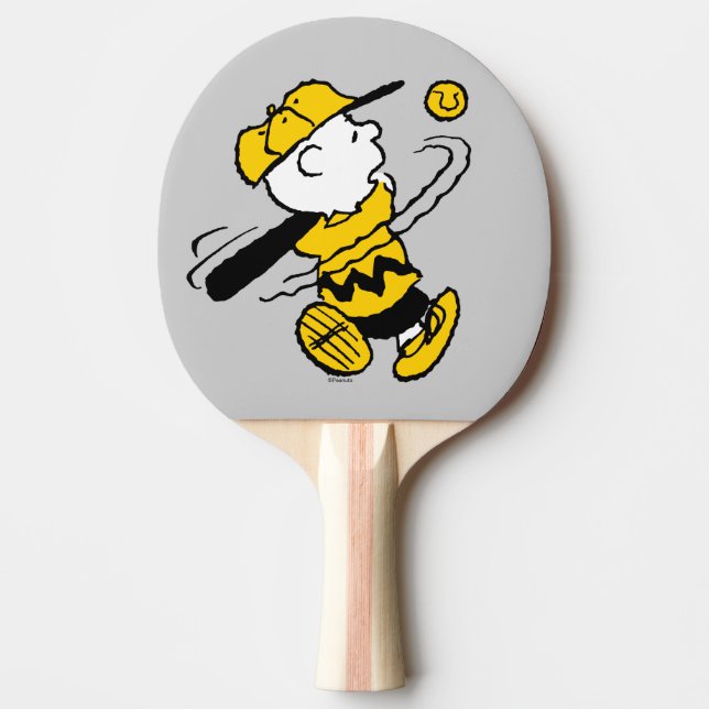 Jordnötter | Charlie Brown i Fladdermus Pingisracket (Framsidan)