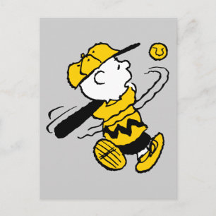 Jordnötter Charlie Brown i Fladdermus Vykort