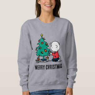 Jordnötter Charlie Brown jul Ljus T Shirt