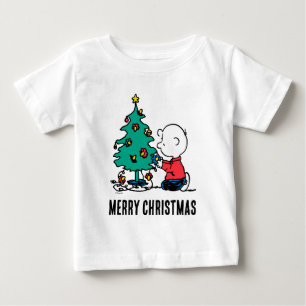 Jordnötter Charlie Brown jul Ljus T Shirt