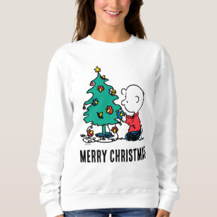 Jordnötter Charlie Brown jul Ljus T Shirt