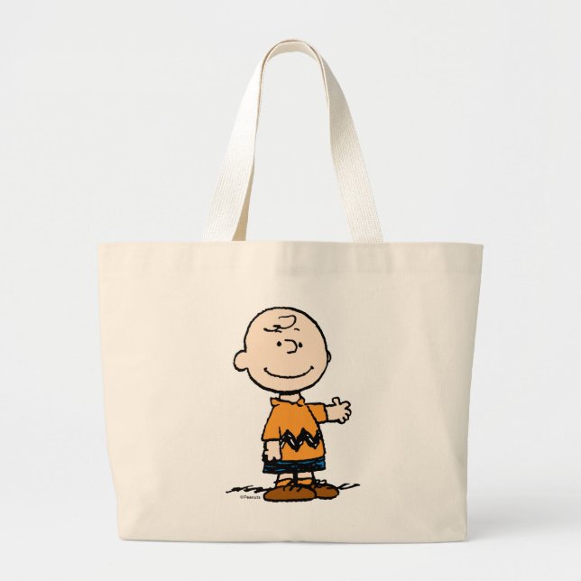 Jordnötter | Charlie Brown Jumbo Tygkasse (Framsidan)