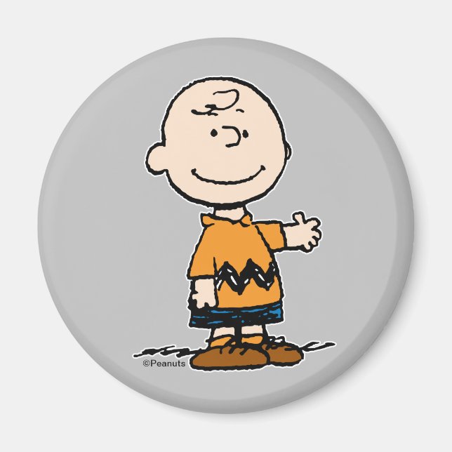Jordnötter | Charlie Brown Magnet (Framsidan)