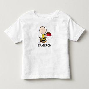 Jordnötter   Charlie Brown med Snoopy's Dish T Shirt