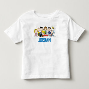 Jordnötter Charlie Brown och Gang Lägg till di T Shirt