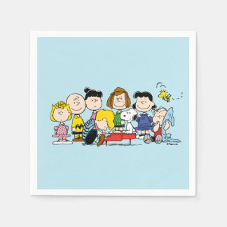 Jordnötter | Charlie Brown och gänget Pappersservett