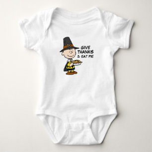 Jordnötter   Charlie Brown Pilgrim T Shirt