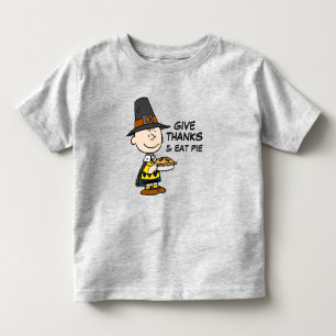 Jordnötter   Charlie Brown Pilgrim T Shirt