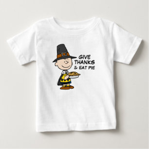 Jordnötter   Charlie Brown Pilgrim T Shirt