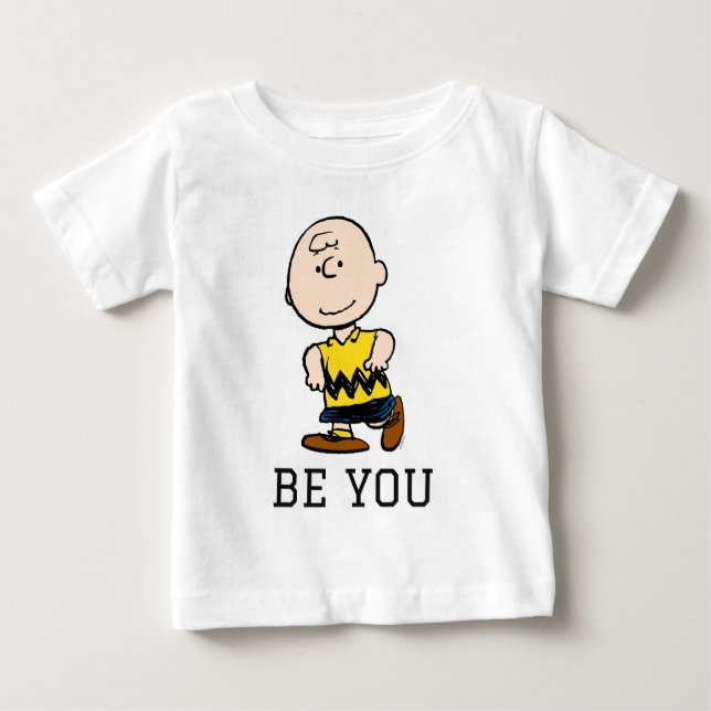 Jordnötter | Charlie Brown Porträtt T Shirt (Framsida)