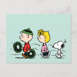 Jordnötter Charlie Brown, Sally & Snoopy Helg Vykort